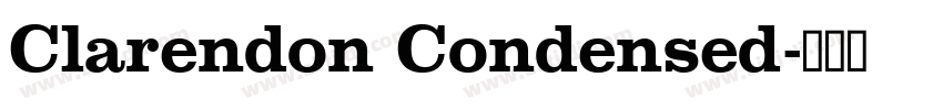 Clarendon Condensed字体转换